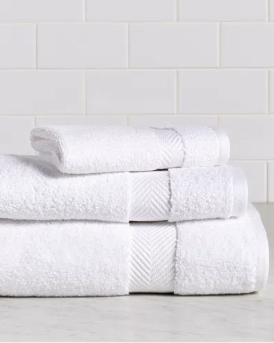 SUPERIOR SUPERIOR SOLID ABSORBENT STRONG ZERO-TWIST 3PC COTTON TOWEL SET