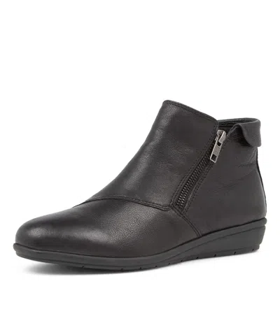 SUPERSOFT SUPERSOFT FEYRE2 TAUPE LEATHER ANKLE BOOTS WOMENS SHOES CASUAL BOOTS ANKLE