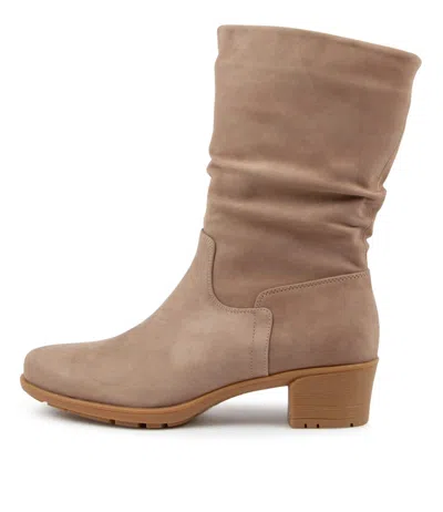 SUPERSOFT SUPERSOFT INDY NAVY LEATHER CALF BOOTS WOMENS SHOES CASUAL BOOTS CALF