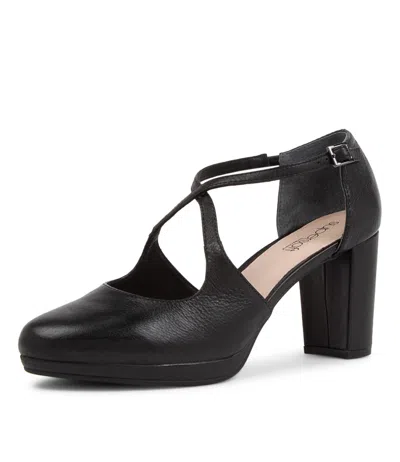 SUPERSOFT SUPERSOFT SAFE LIGHT TAUPE LEATHER HEELS WOMENS SHOES CASUAL SHOES HEELED