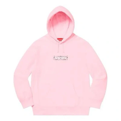 SUPREME Supreme 19FW Bandana Box Hoodie 'Pink'