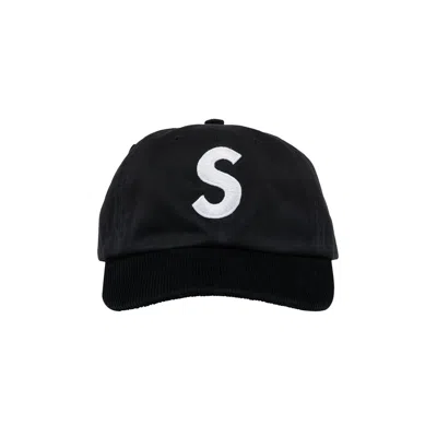 SUPREME SUPREME 2-TONE S LOGO 6-PANEL 'BLACK'