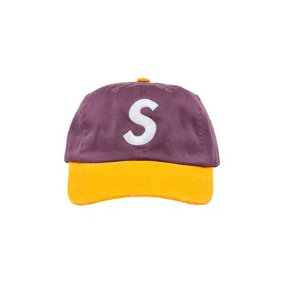 SUPREME SUPREME 2-TONE S LOGO 6-PANEL 'DUSTY PURPLE'