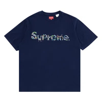 SUPREME SUPREME ANIMAL KINGDOM SHORT-SLEEVE TOP 'DARK NAVY'