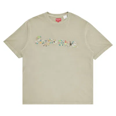 SUPREME SUPREME ANIMAL KINGDOM SHORT-SLEEVE TOP 'DUSTY TAN'