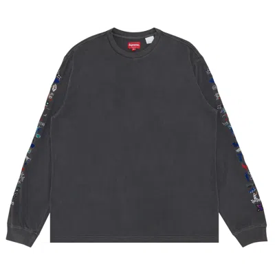 SUPREME SUPREME AOI ICONS LONG-SLEEVE TOP 'BLACK'