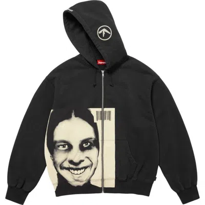 SUPREME APHEX TWIN ZIP UP HOODED SWEATSHIRT