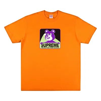 SUPREME SUPREME BEAR TEE 'ORANGE'