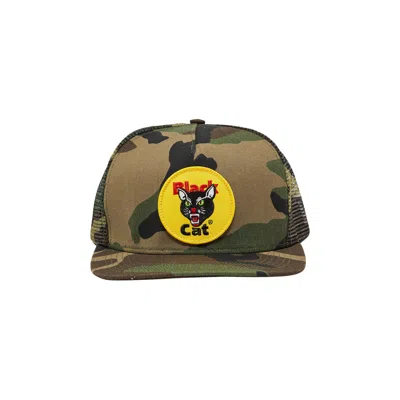 SUPREME SUPREME BLACK CAT MESH BACK 5-PANEL 'WOODLAND CAMO'