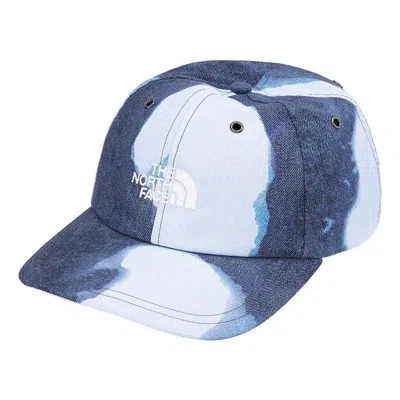 SUPREME Supreme Bleache Denim Printe 6-Panel 'Blue White'