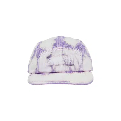 SUPREME SUPREME BLEACHED CHINO CAMP CAP 'PURPLE'