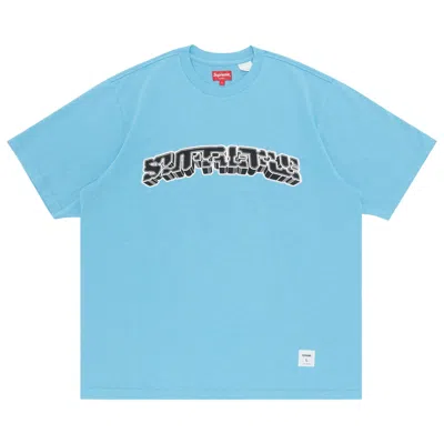SUPREME SUPREME BLOCK ARC SHORT-SLEEVE TOP 'BRIGHT BLUE'
