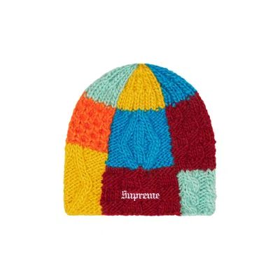 SUPREME SUPREME BLOCK KNIT BEANIE 'MULTICOLOR' | MULTI-COLOR | MEN'S SIZE ONESIZE