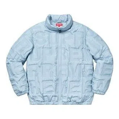 SUPREME Supreme Bonded Logo Puffy Jacket 'Teal'