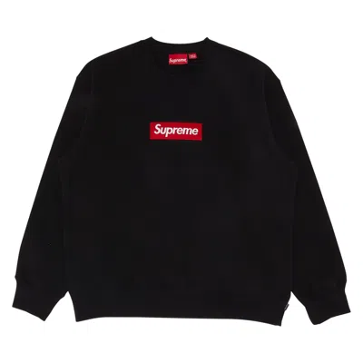 SUPREME SUPREME BOX LOGO CREWNECK 'BLACK'