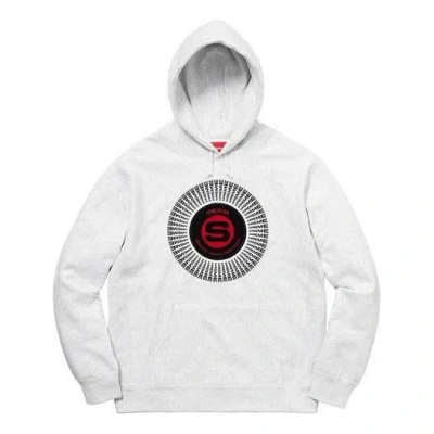 SUPREME Supreme Chenille Appliqu Hooded Sweatshirt 'White Black Red'