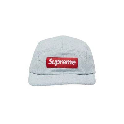 SUPREME SUPREME COATED DENIM CAMP CAP 'WHITE'