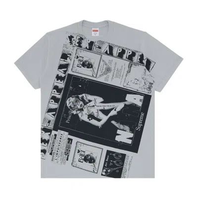 SUPREME SUPREME COLLAGE TEE 'CEMENT GREY'