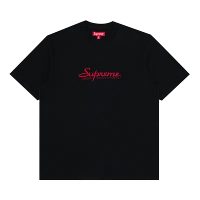 SUPREME SUPREME CONTACT SHORT-SLEEVE TOP 'BLACK'