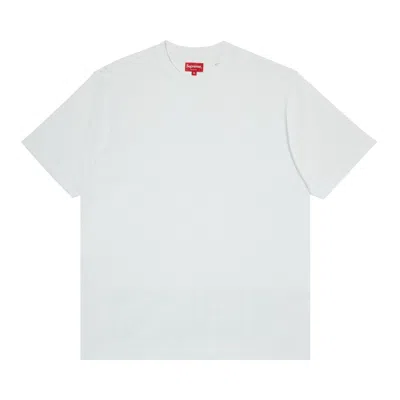 SUPREME SUPREME CONTRAST APPLIQUÉ SHORT-SLEEVE TOP 'WHITE'
