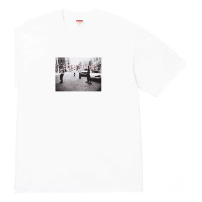 SUPREME Supreme Crew 96 T-Shirt 'White Black'