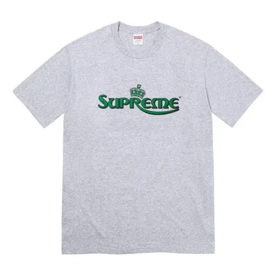 SUPREME Supreme Crown T-Shirt 'Grey Green'