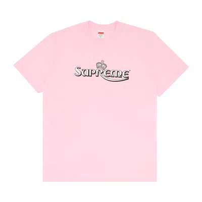 SUPREME SUPREME CROWN TEE 'LIGHT PINK'