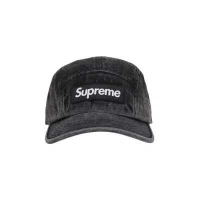 SUPREME SUPREME DENIM CAMP CAP 'BLACK'