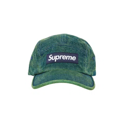 SUPREME SUPREME DENIM CAMP CAP 'OVERDYED GREEN'