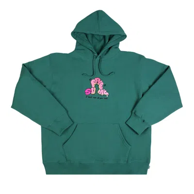 SUPREME SUPREME DON'T CARE HOODED SWEATSHIRT 'LIGHT PINE'