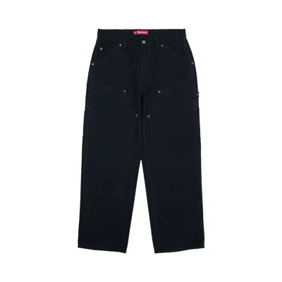 SUPREME SUPREME DOUBLE KNEE PAINTER PANT 'BLACK'