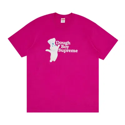 SUPREME SUPREME DOUGHBOY TEE 'MAGENTA'