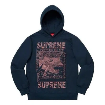 SUPREME Supreme Doves Hoodie 'Navy'