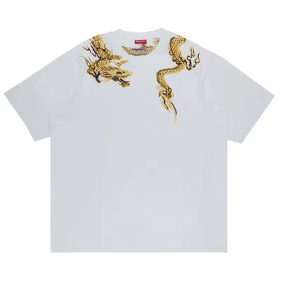 SUPREME SUPREME DRAGON WRAP SHORT-SLEEVE TOP 'WHITE'