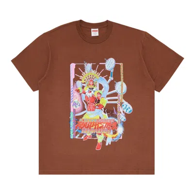 SUPREME SUPREME ELECTROMAGNETIC TEE 'BROWN'