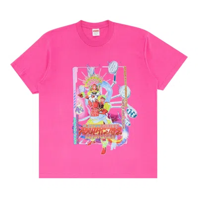 SUPREME SUPREME ELECTROMAGNETIC TEE 'FUCHSIA'
