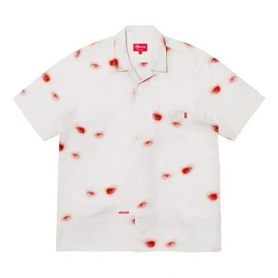 SUPREME Supreme Eyes Rayon Shirt 'Off White'