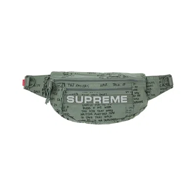 SUPREME SUPREME FIELD WAIST BAG 'OLIVE GONZ'