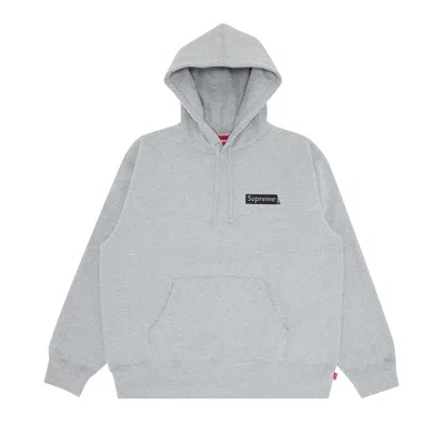 SUPREME SUPREME FIEND HOODED SWEATSHIRT 'HEATHER GREY'