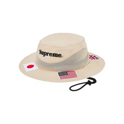 SUPREME SUPREME FLAGS BOONIE 'TAN'