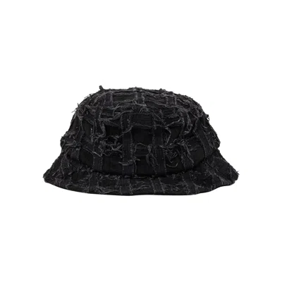 SUPREME SUPREME FRAYED PATCHWORK DENIM CRUSHER 'WASHED BLACK'