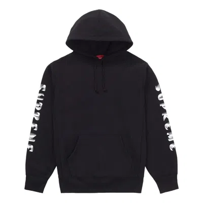 SUPREME Supreme FW18 Gradient Sleeve Hooded Sweatshirt Black