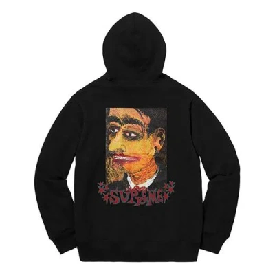SUPREME SUPREME FW18 PORTRAIT HOODED SWEATSHIRT BLACK