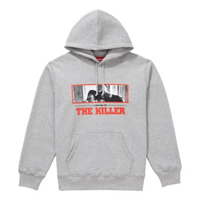 SUPREME Supreme FW18 The Killer Hooded Sweatshirt Heather 'Grey'