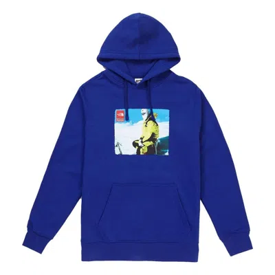 SUPREME Supreme FW18 The North Face Photo Hooded Sweatshirt Royal