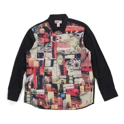 SUPREME Supreme FW18 X Comme des Garcons Shirt Patchwork Button Up Shirt 'Multicolor'