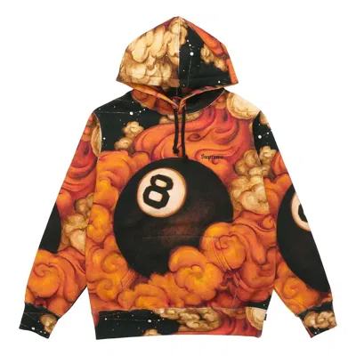 SUPREME Supreme FW19 Week 1 Martin Wong 8-Ball Hooded Sweatshirt