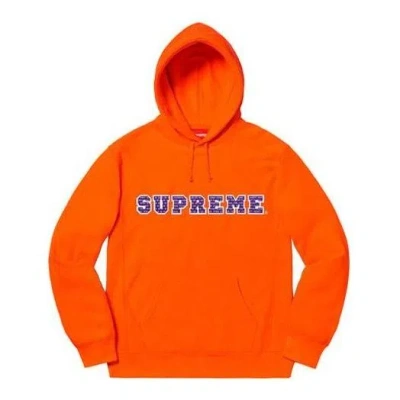 SUPREME Supreme FW19 Week 1 The Most Hooded Sweatshirt Logo 'Orange'