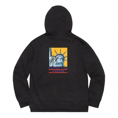 SUPREME Supreme FW19 Week 10 x The North Face Statue of Liberty Hooded Sweatshirt Black