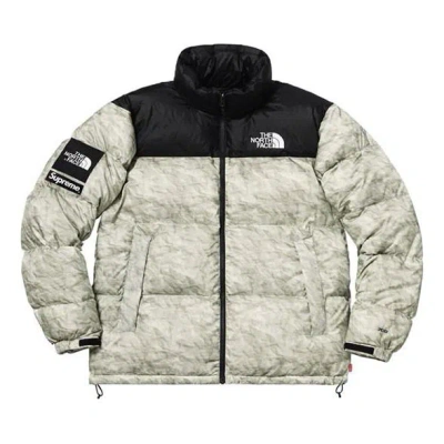 SUPREME Supreme FW19 week 18 x The North Face Paper Print Nuptse Jacket